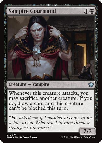 Vampire Gourmand, Foundations