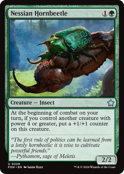 Nessian Hornbeetle, Foundations
