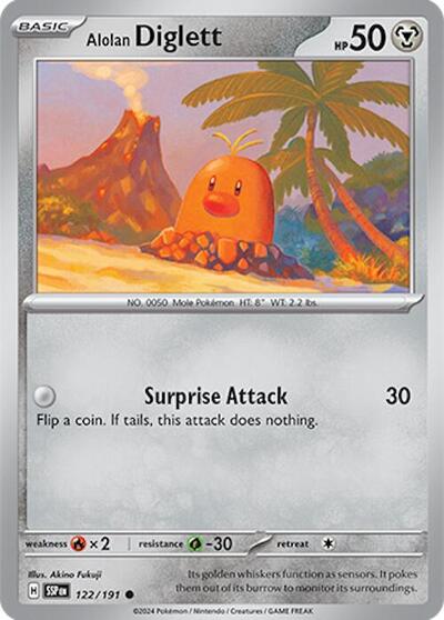 Alolan Diglett, SV08: Surging Sparks