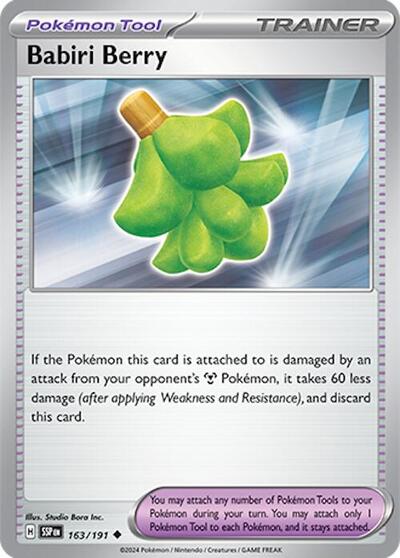 Babiri Berry, SV08: Surging Sparks