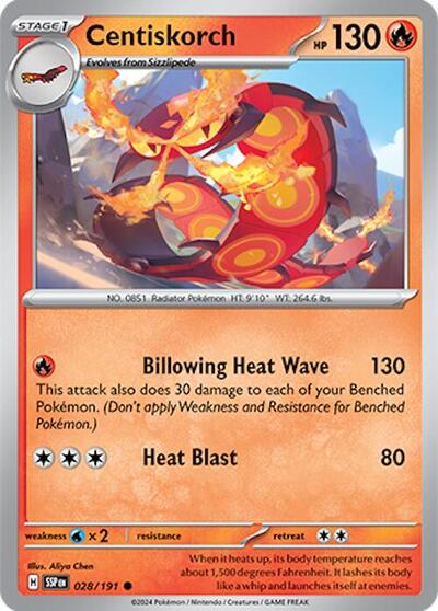 Centiskorch, SV08: Surging Sparks