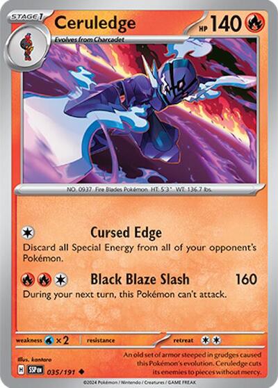 Ceruledge, SV08: Surging Sparks