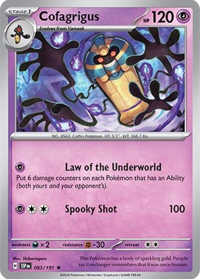 Cofagrigus, SV08: Surging Sparks