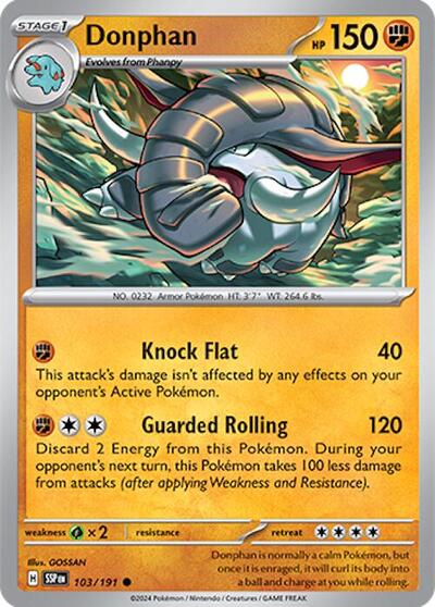 Donphan, SV08: Surging Sparks