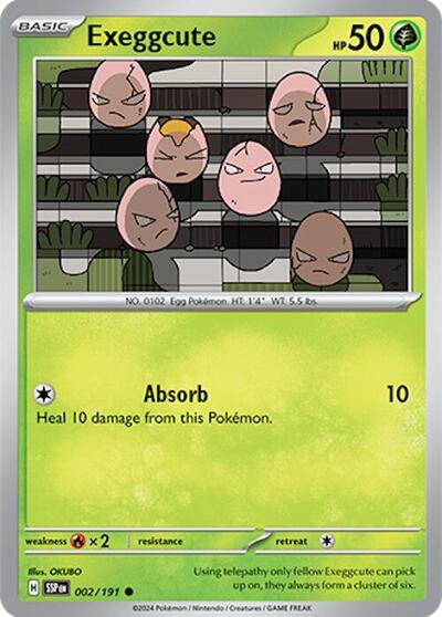 Exeggcute, SV08: Surging Sparks