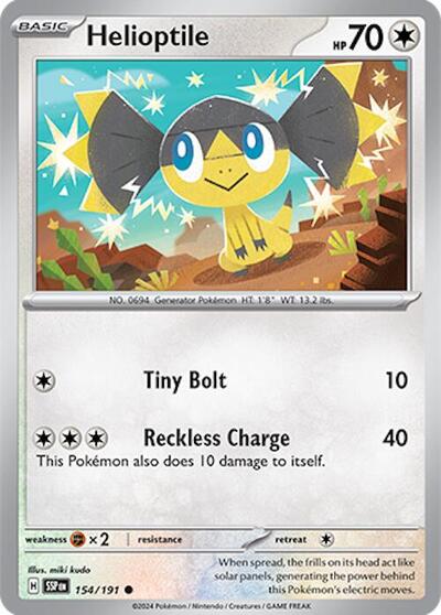 Helioptile, SV08: Surging Sparks