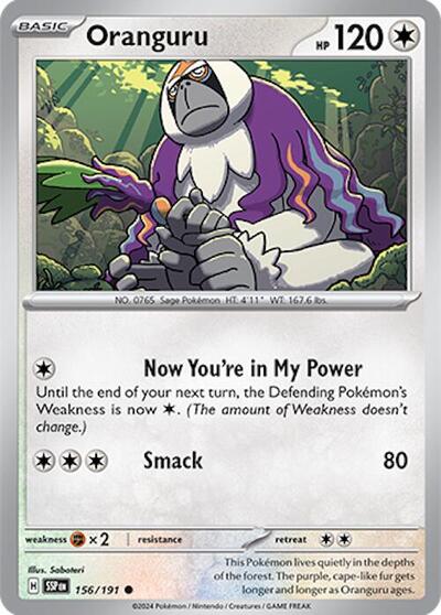 Oranguru, SV08: Surging Sparks