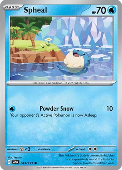 Spheal, SV08: Surging Sparks