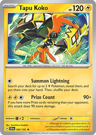 Tapu Koko, SV08: Surging Sparks