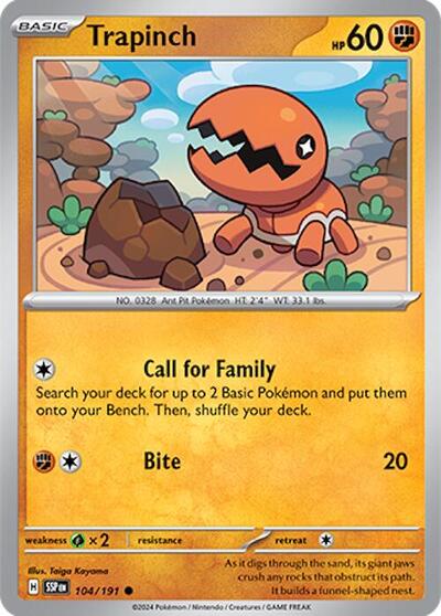 Trapinch, SV08: Surging Sparks