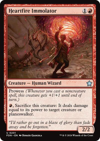 Heartfire Immolator, Foundations