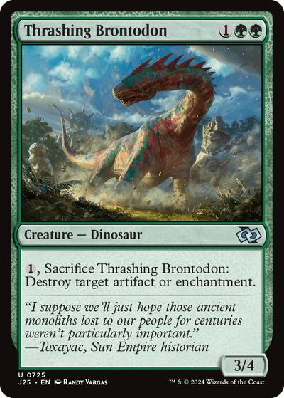 Thrashing Brontodon, Foundations Jumpstart