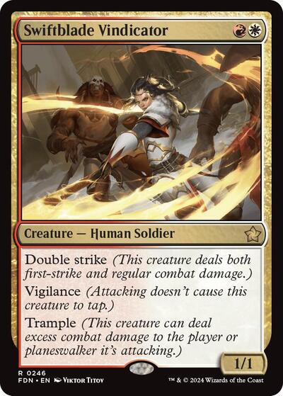 Swiftblade Vindicator, Foundations