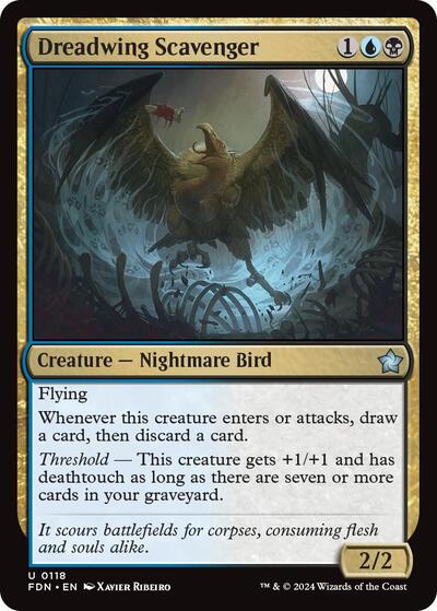 Dreadwing Scavenger, Foundations