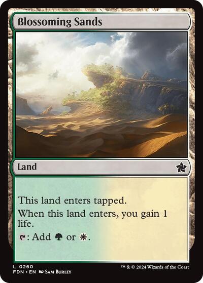 Blossoming Sands, Foundations