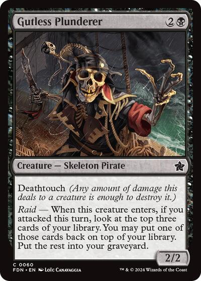 Gutless Plunderer, Foundations