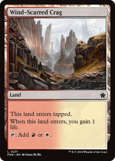 Wind-Scarred Crag, Foundations