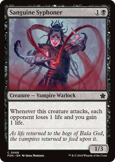 Sanguine Syphoner, Foundations