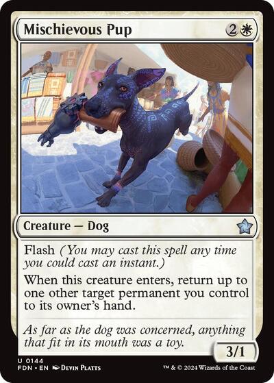 Mischievous Pup, Foundations