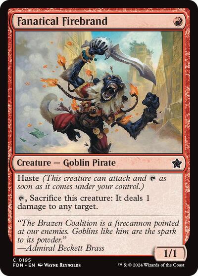 Fanatical Firebrand, Foundations