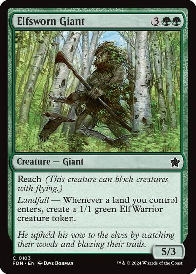 Elfsworn Giant, Foundations
