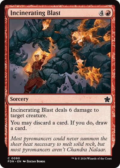 Incinerating Blast, Foundations