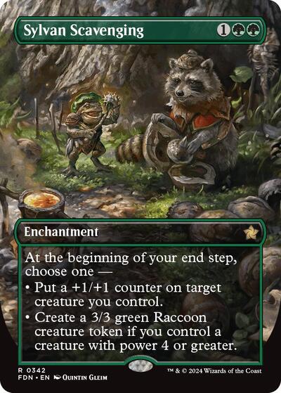 Sylvan Scavenging (Borderless), Foundations