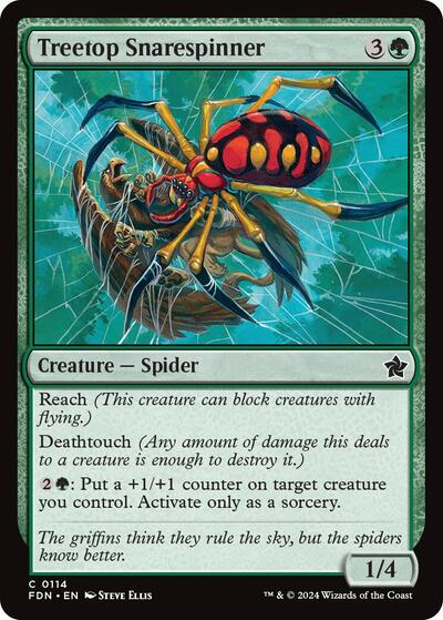 Treetop Snarespinner, Foundations
