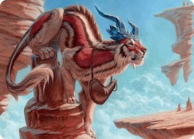 Felidar Savior Art Card (3/54), Art Series: Foundations