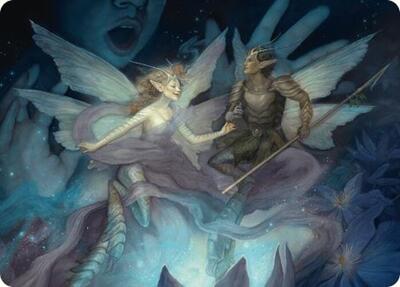 Faebloom Trick Art Card (6/54), Art Series: Foundations
