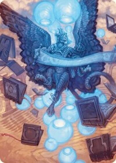 Sphinx of Forgotten Lore Art Card (33/54), Art Series: Foundations
