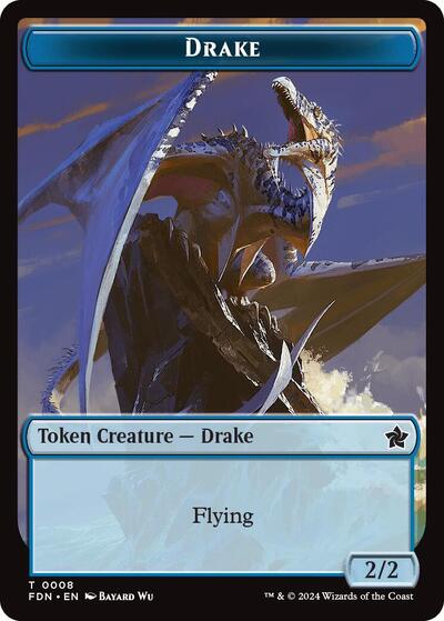 Drake // Goblin Doubled-Sided Token, Foundations