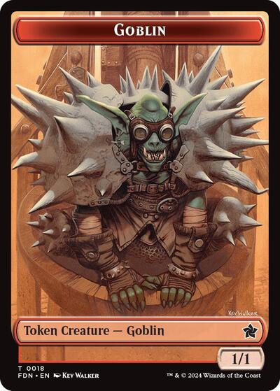 Goblin // Insect Doubled-Sided Token, Foundations