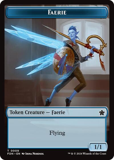 Faerie // Fish Doubled-Sided Token, Foundations
