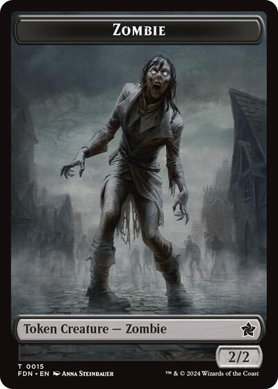 Zombie // Insect Doubled-Sided Token, Foundations