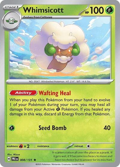 Whimsicott, SV: Prismatic Evolutions