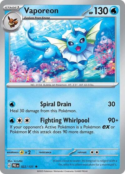 Vaporeon, SV: Prismatic Evolutions