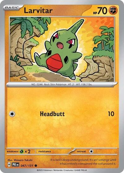 Larvitar, SV: Prismatic Evolutions
