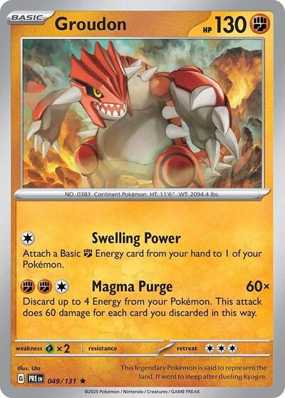 Groudon, SV: Prismatic Evolutions