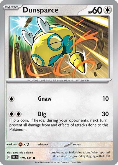 Dunsparce, SV: Prismatic Evolutions