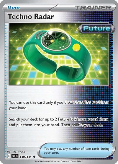 Techno Radar, SV: Prismatic Evolutions