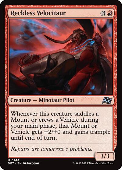 Reckless Velocitaur, Aetherdrift