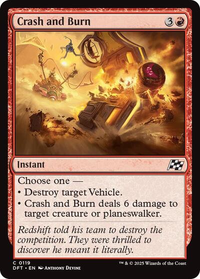 Crash and Burn, Aetherdrift