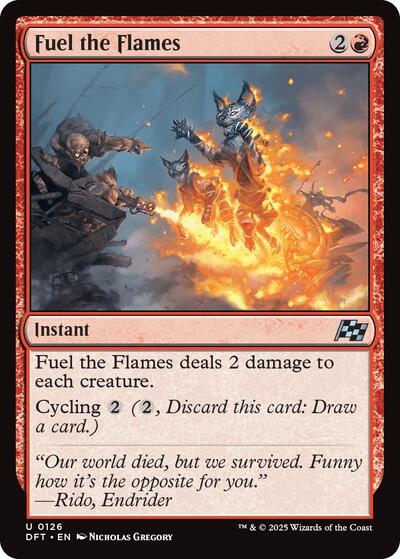 Fuel the Flames, Aetherdrift