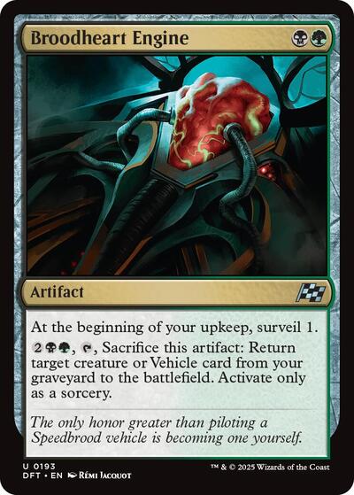 Broodheart Engine, Aetherdrift