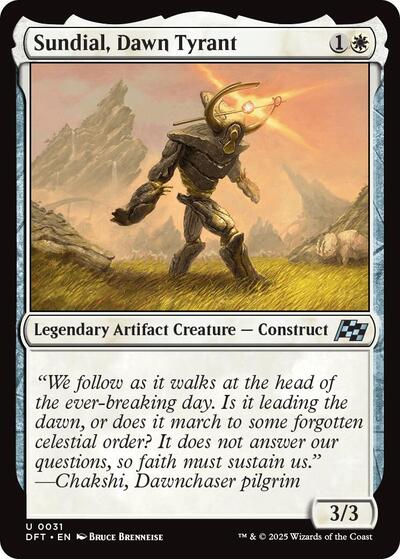 Sundial, Dawn Tyrant, Aetherdrift