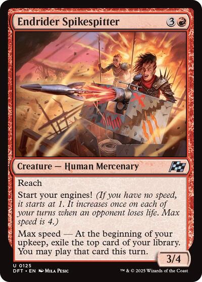 Endrider Spikespitter, Aetherdrift