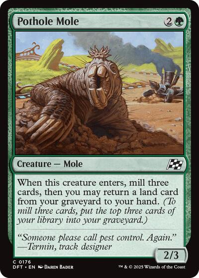 Pothole Mole, Aetherdrift