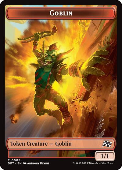 Goblin // Thopter (0010) Double-Sided Token, Aetherdrift