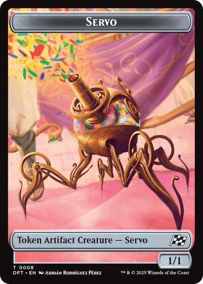 Servo // Thopter (0009) Double-Sided Token, Aetherdrift